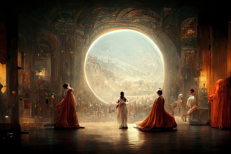 미국 콜로라도주 박람회 미술전 1위 수상작 ‘시어터 오페라 스페이셜(Theatre D'opera Spatial·사진)’